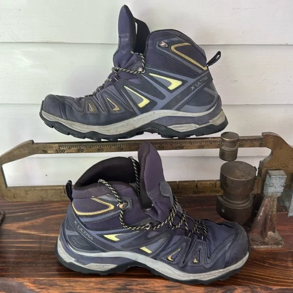 Salomon X Ultra Waterproof Goretex Hiking Boots Superfeet Hike Insoles sz 10.5 - Picture 3 of 7